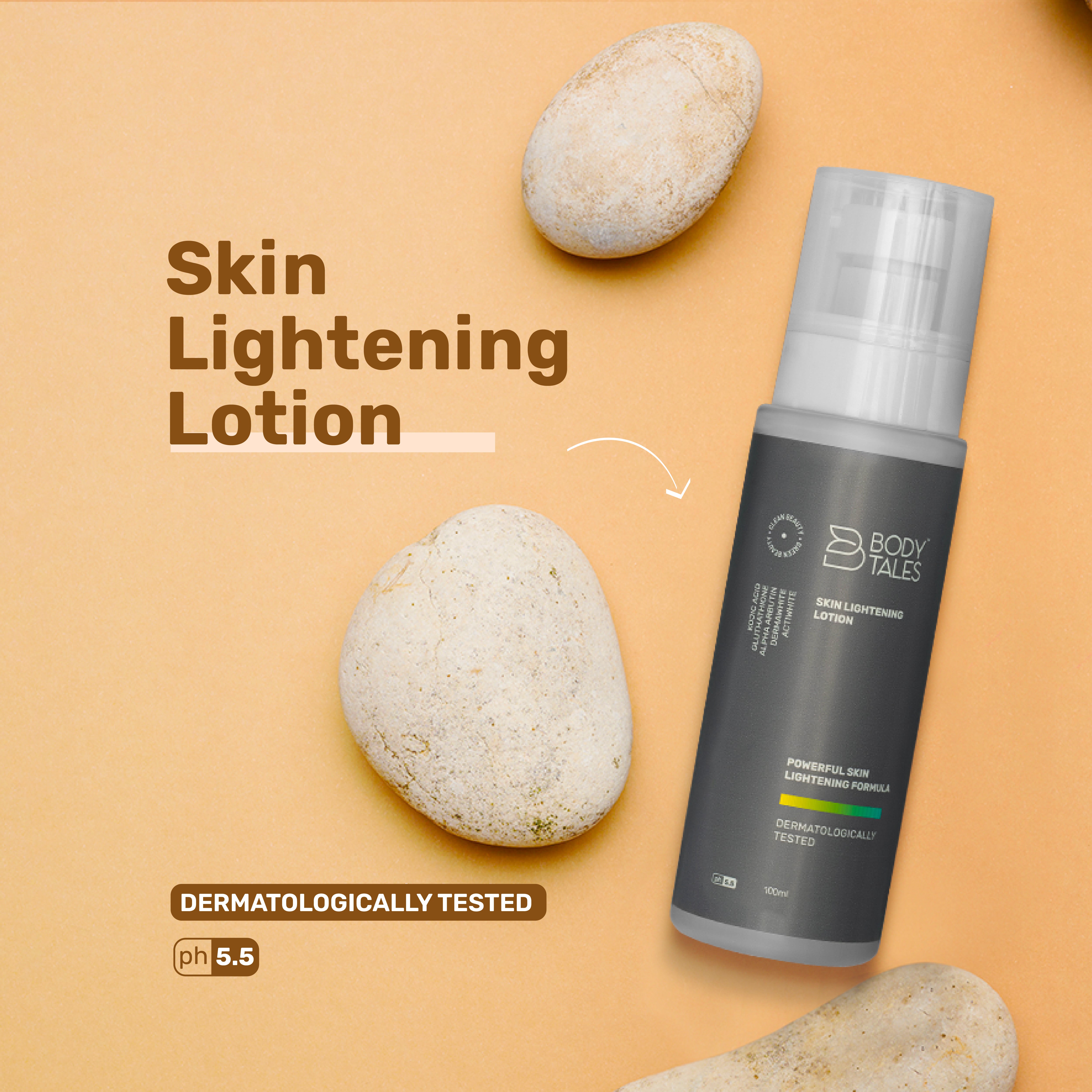 2.5% Kojic Acid & 1.5% Glutathione skin Lightening Lotion