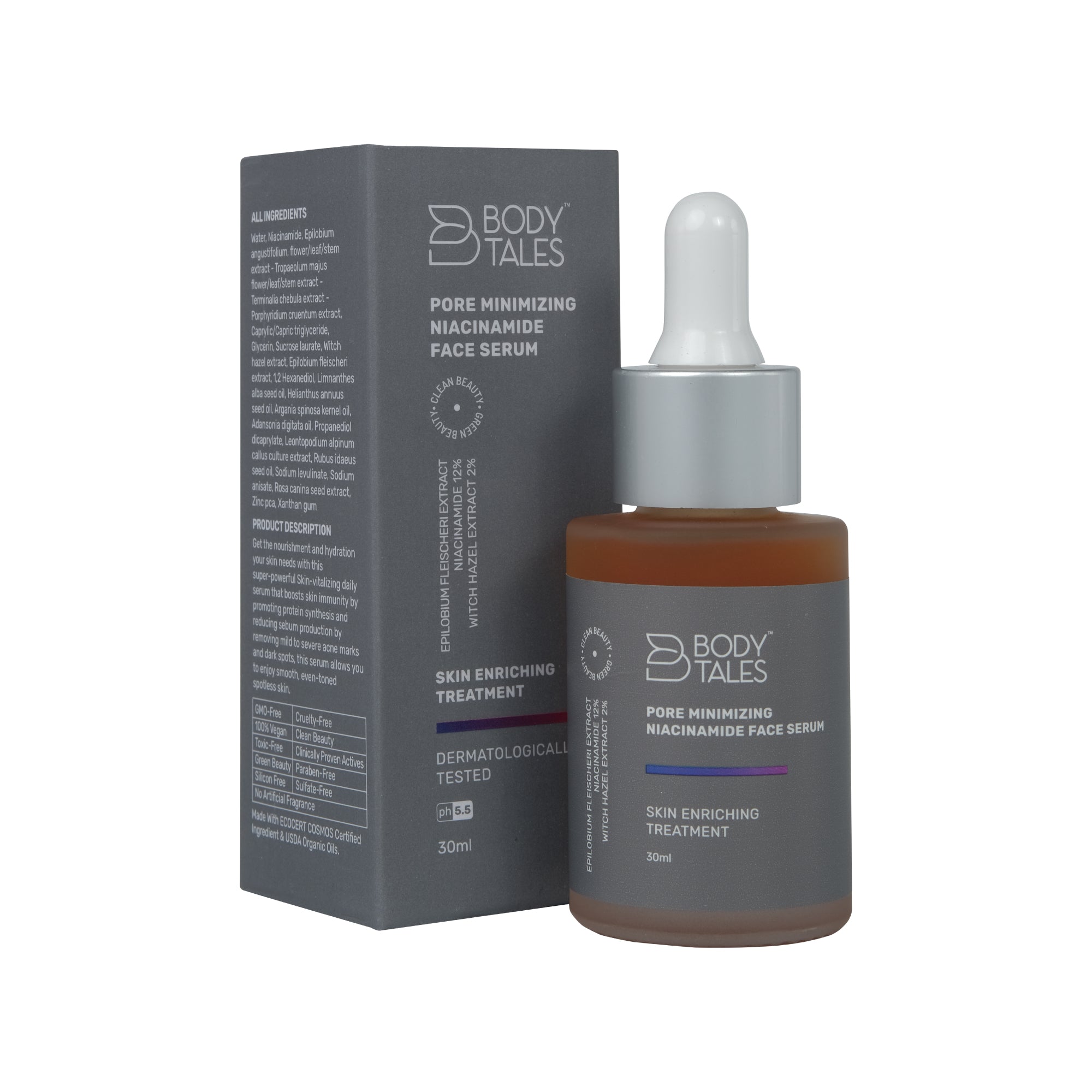 Bodytales Pore Minimizing Face Serum With 12% Niacinamide